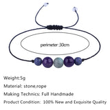 Chakra Reiki Healing Crystal Beaded Bracelet for Women