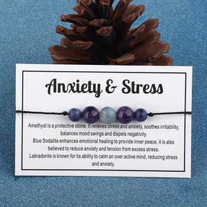 Chakra Reiki Healing Crystal Beaded Bracelet for Women