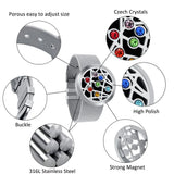 Chakra Stone Aromatherapy Diffuser Locket Bangle Bracelet