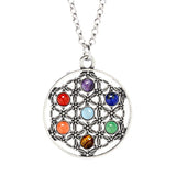 7Chakra Life Tree Healing Pendant Necklace