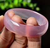 Children's Ice-Dried Pink Jade Bracelet CB54