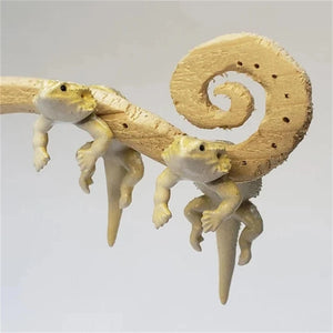 Chameleon-Dangle Earring 3D Animal Post Studs Earrings Jewelry Gift