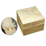 Champagne Ring Display Holder Jewelry Stand Box Wedding Blossom