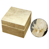 Champagne Ring Display Holder Jewelry Stand Box Wedding Blossom