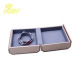 Champagne Octagonal Magnetic Jewelry Box Pendant Bracelet Box