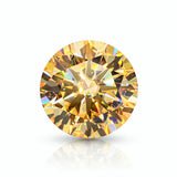 Champagne Yellow Loose Moissanite Gemstone for Women's Jewelry