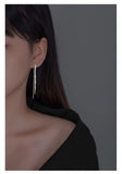 Tassel Chain Dangle Earrings Sequin Drop Earrings Women