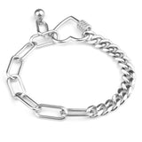Bohemia Chain Viking Bracelet Love Heart Charm Jewelry