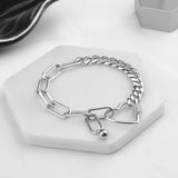 Bohemia Chain Viking Bracelet Love Heart Charm Jewelry