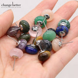 Vintage Energy Healing Stone Stud Earrings