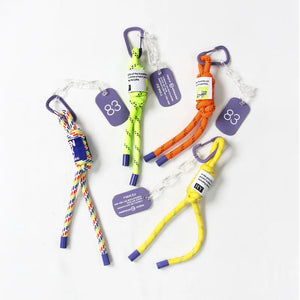 Chaopai Hand Woven Schoolbag Pendant Key Chain