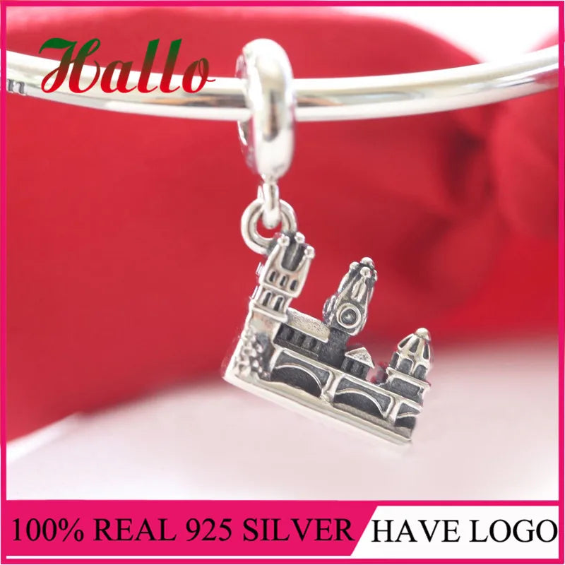 Charles Bridge Silver Charm Bead for Bracelet Bangle
