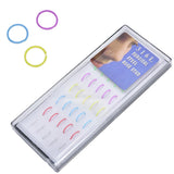 40pcs Acrylic Nose Studs Ring Hoop Body Piercing Jewelry Box