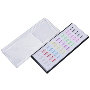 40pcs Acrylic Nose Studs Ring Hoop Body Piercing Jewelry Box