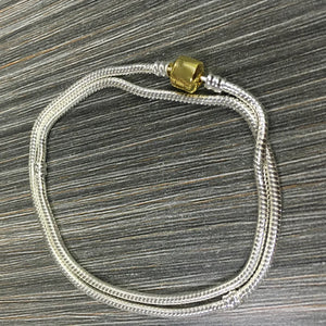 925 Silver Snake Chain Necklace Ball Clasp Choker Wedding Jewelry
