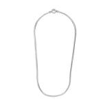925 Silver Snake Chain Necklace Ball Clasp Choker Wedding Jewelry