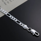 925 Silver Bracelet Women 4MM Chain Jewelry
