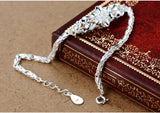 925 Silver Flower Bracelet Women