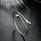 925 Silver Water Droplets Bracelet for Women Wedding Gift