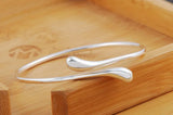 925 Sterling Silver Water Droplets Bracelet for Women Wedding Party Gift