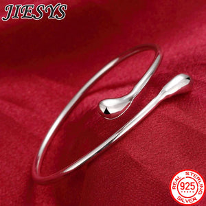 925 Silver Water Droplets Bracelet for Women Wedding Gift