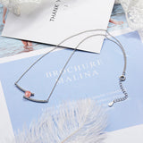 925 Silver Strawberry Crystal Zircon Necklace Choker