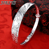925 Sterling Silver Phoenix Bangles for Women