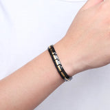 9mm Motorcycle Chain Bracelets Unisex 316L Stainless Steel Bangles