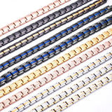9mm Motorcycle Chain Bracelets Unisex 316L Stainless Steel Bangles
