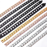9mm Motorcycle Chain Bracelets Unisex 316L Stainless Steel Bangles