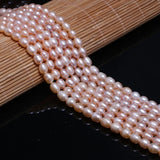 Natural Freshwater Baroque Pearl Beads 6-7mm