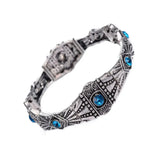 Rhinestone Crystal Alloy Vintage Bracelet Ethnic Jewelry