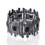 Rhinestone Crystal Alloy Vintage Bracelet Ethnic Jewelry