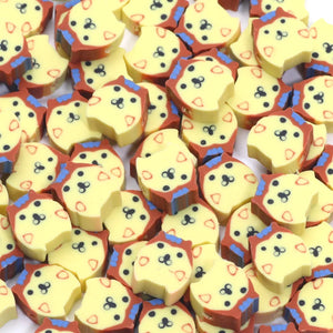 Animal Clay Beads Necklaces 20pcs DIY Earring Accessories