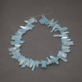 Charm Aqua Healing Crystal Quartz Bead Pendant