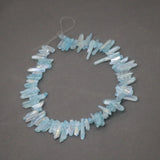 Charm Aqua Healing Crystal Quartz Bead Pendant