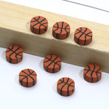 Basketball Clay Spacer Beads for Jewelry Making DIY Key Chain Accessories