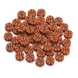 Basketball Clay Spacer Beads for Jewelry Making DIY Key Chain Accessories