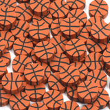 Basketball Clay Spacer Beads for Jewelry Making DIY Key Chain Accessories