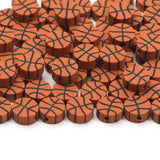 Basketball Clay Spacer Beads for Jewelry Making DIY Key Chain Accessories