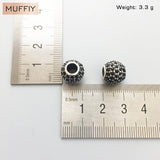 Charm Beads Pave Europe Zirconia Fit Key Jewelry