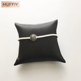 Charm Beads Pave Europe Zirconia Fit Key Jewelry