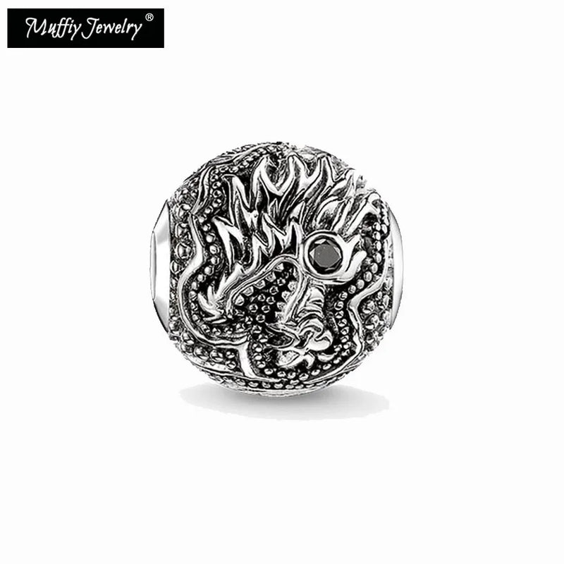 Dragon Charm Beads - Good Karma Europe - Punk Jewelry - 5mm Hole