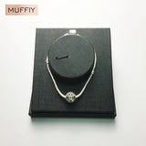 Hamsa Hand Charm Bead Silver 5mm Hole for Necklace Bracelet Earring