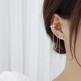 Bling Star Tassel Chain Earring Wedding Accessories