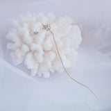 Bling Star Tassel Chain Earring Wedding Accessories