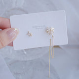 Bling Star Tassel Chain Earring Wedding Accessories