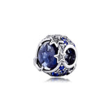 Charm Sparkling Stars 925 Sterling Silver Beads for Moments Bracelet