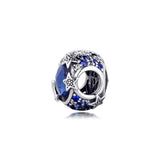 Charm Sparkling Stars 925 Sterling Silver Beads for Moments Bracelet