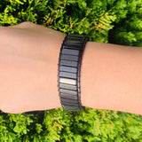Boho Leather Wrap Bracelet with Beaded Cuff